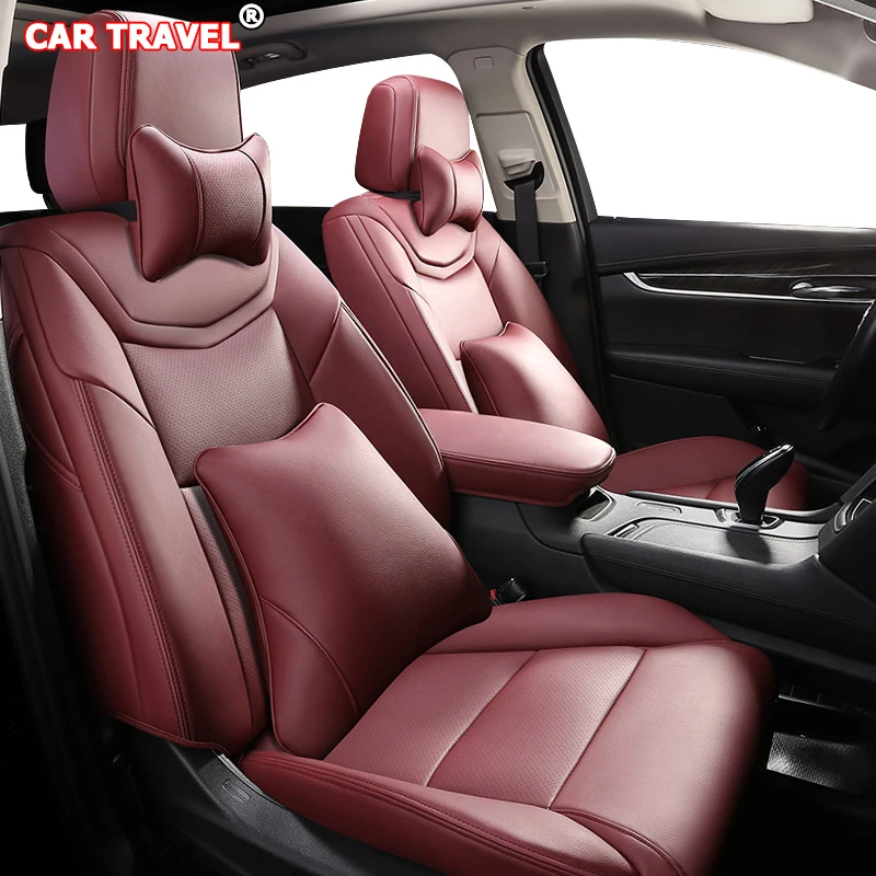 CAR TRAVEL Make Custom Leather car seat covers For SKODA Octavia Superb