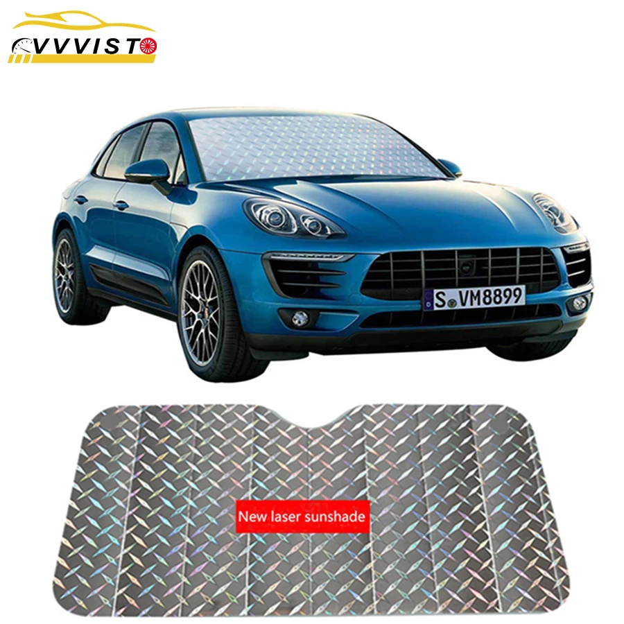 

2019 VVVIST Car Window Sunshade Front File Windshield Sunshade Sun Protection Suitable Multiple Types Car Windshield Sun Shade