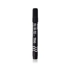 Enriched marker Plastic Oily Waterproof Permanent Marker Pen Korean Stationery Student Outdoor Marking Ink Marker