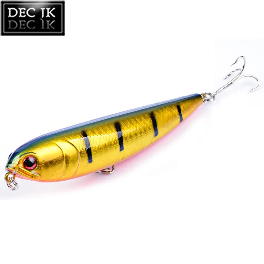 Plastic Hard Floating Pencil Sea Fishing Lure Wobblers For Pike Trolling 1PCS Saltwater Fake Artificial Bait For Fishing Tackle (9)