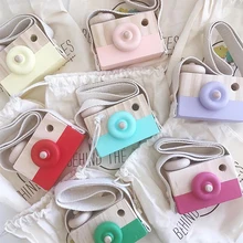 Medoboo скандинавские Висячие деревянные камеры игрушки Дети образовательная интерактивная игрушка День рождения Рождественские подарки детский мини камера