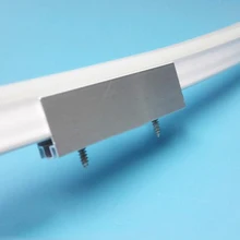 5 шт. неоновый алюминиевый держатель зажим фиксированный кронштейн с винтами для Led неоновый светильник 12 В 24 В 220 В 110 В неоновый светильник ing