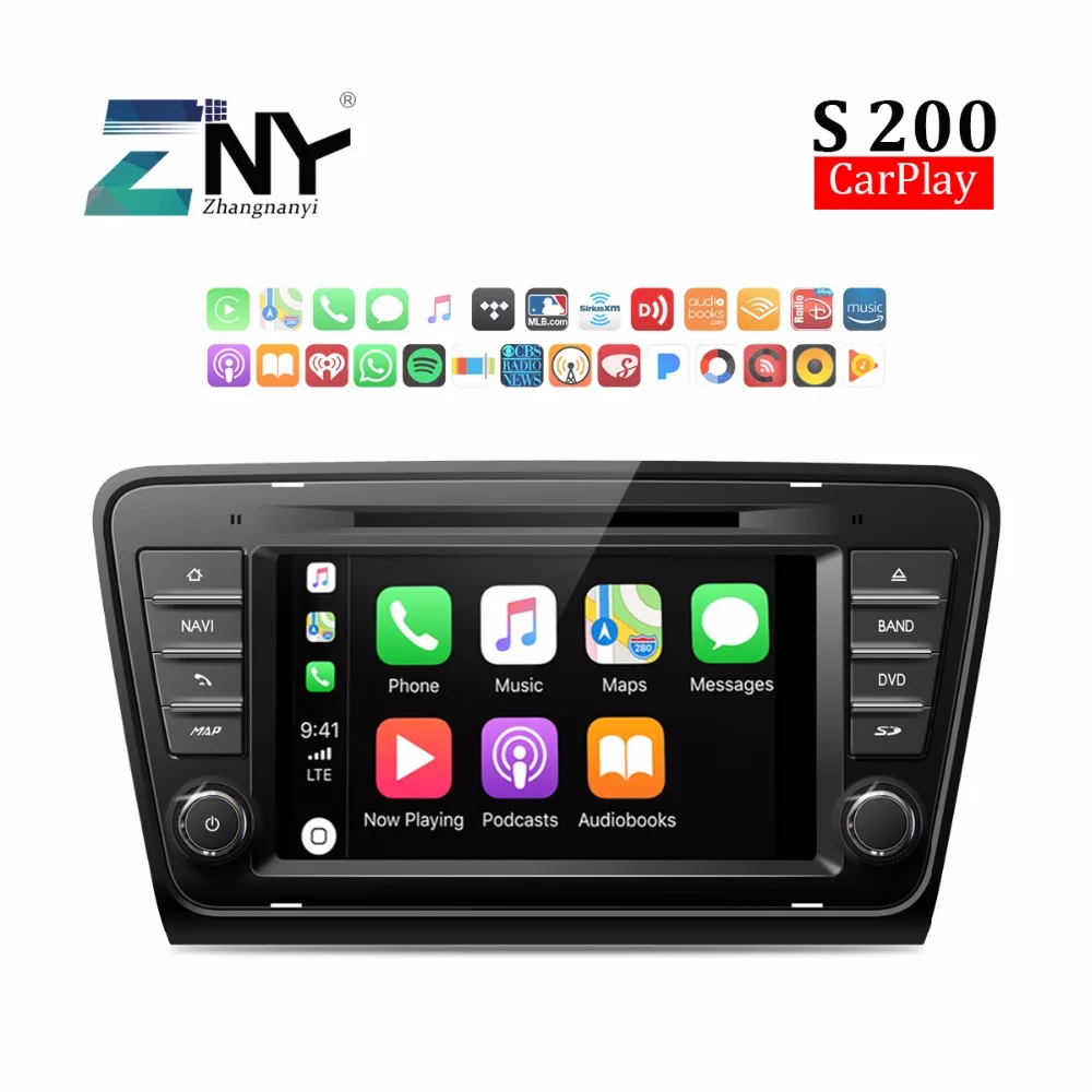 

8" Android 8.0 Car DVD For Skoda Octavia A7 In Dash Auto PC Radio RDS FM Audio Video GPS Navigation Stereo Headunit Carplay