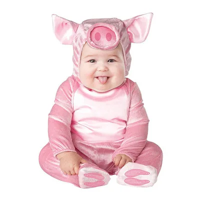 Halloween Christmas Party Cosplay Clothes Baby Climb Jumpsuit Animal Dragon/Dinosaur/Cow/Gorilla Climb Winter Cute Costume - Цвет: like the picture