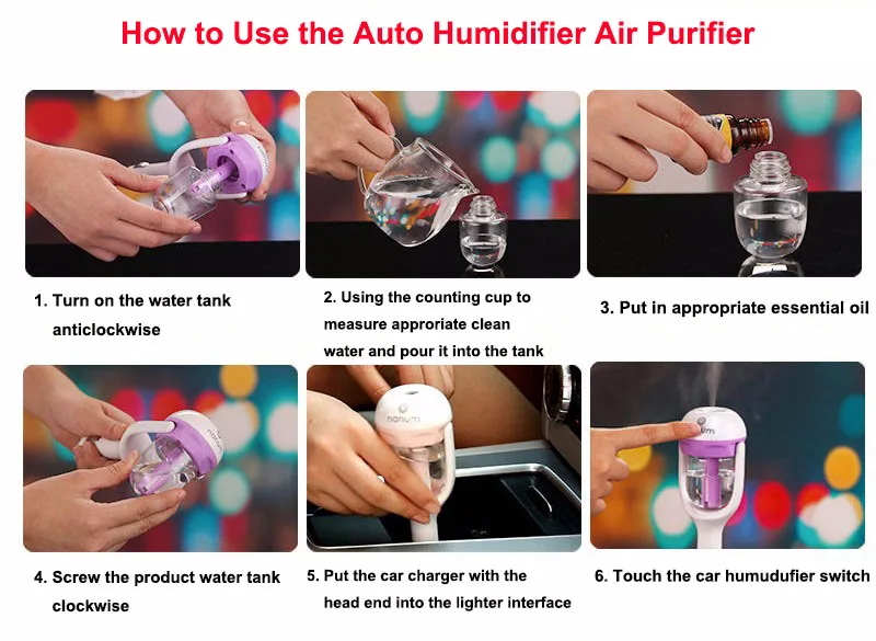 Auto Humidifier Air Purifier-instruction