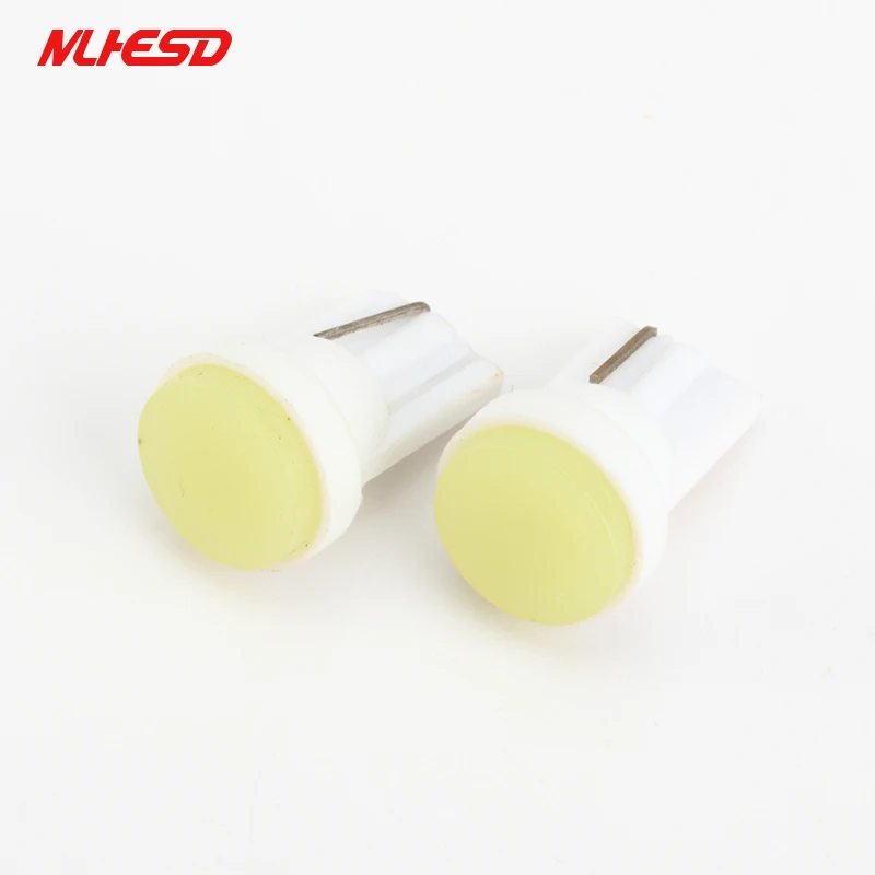 

100pcs Ceramic Car Interior LED T10 COB 3D W5W 168 Wedge Door Instrument Side Bulb Lamp Car Light White/Blue/Green/Red/Yellow