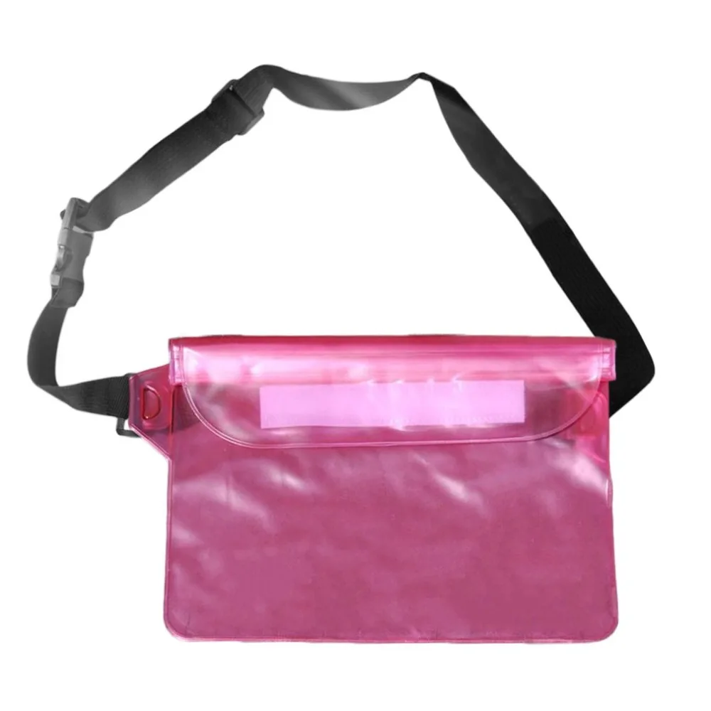 Outdoor Sports Three-Layer Sealing Touch Screen Mobile Phone Waterproof Bag PVC Waist Case Waterproof Waist Pocket