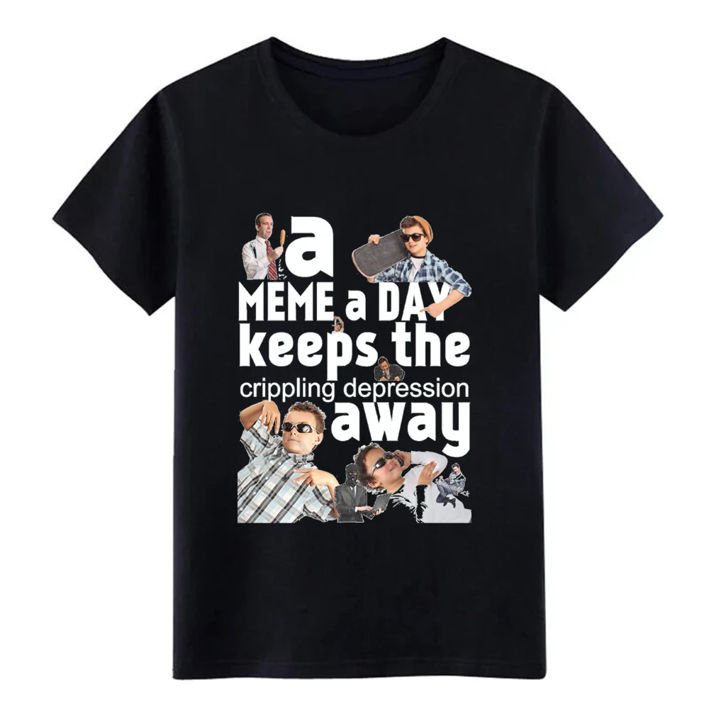 

A Meme t shirt Character 100% cotton O Neck Basic Solid Graphic Funny Casual Spring Autumn cool shirt