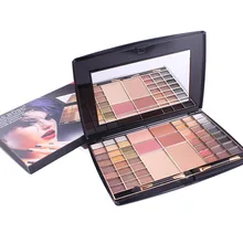 Сексуальная подсветка дымчатые тени для век Палетка Гламурная мерцающие цвета набор для макияжа век от Miss Rose