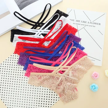 

women g-string sexy lace underwear ladies panties lingerie bikini underwear pants thong intimatewear 1pcs/lot js6801