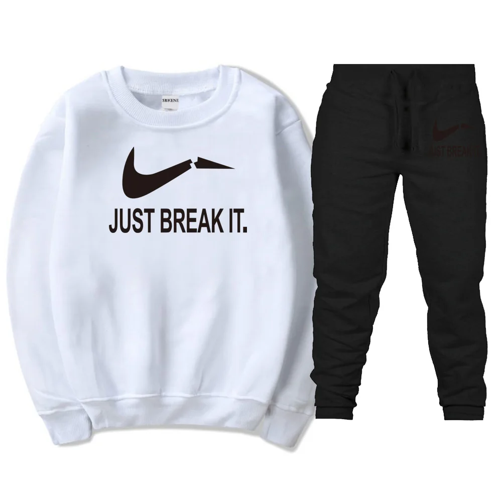 

2019 Brand Hoodie Sweatshirts+Sweatpants Suits JUST Men Hoodie Sweatshirt Fashion Men/Women Warm Fleece Hooded Pullover Clothing