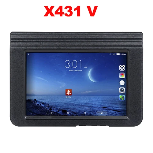 Launch X431 V 8 дюймов Wi-Fi/Bluetooth Инструмент диагностики Полная система X-431 V сканер Поддержка нескольких языков Онлайн обновление DHL бесплатно - Цвет: x431v