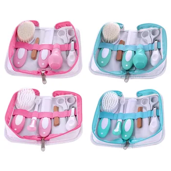 

1 Set Baby Nursing Kit Nail Clippers Trimmer Brush Comb Soft Professional Portable All in One Newborn Children Care Grooming