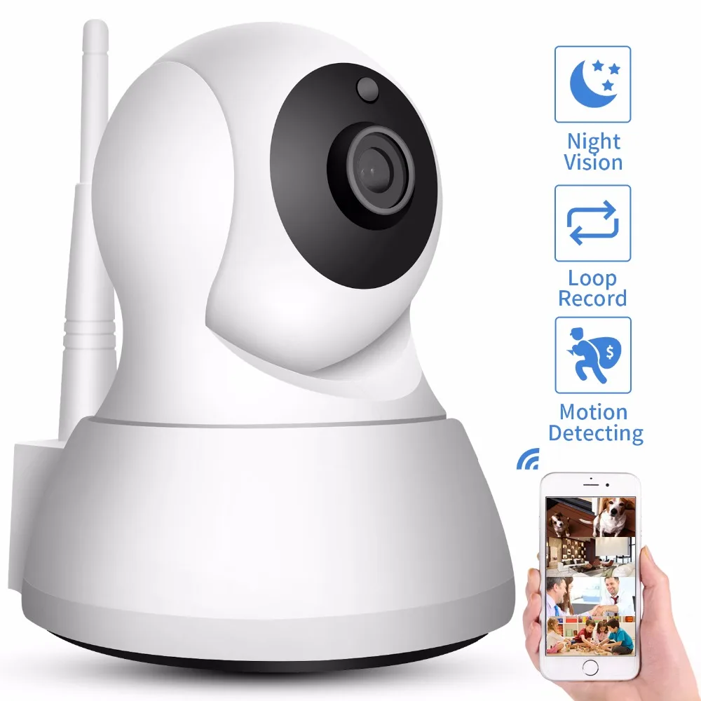 1080P 720P Home Security IP Camera Two Way Audio Wireless Mini Night Vision PTP CCTV WiFi Baby Monitor iCsee APP | Безопасность и