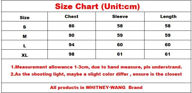 WHITNEY SIZE