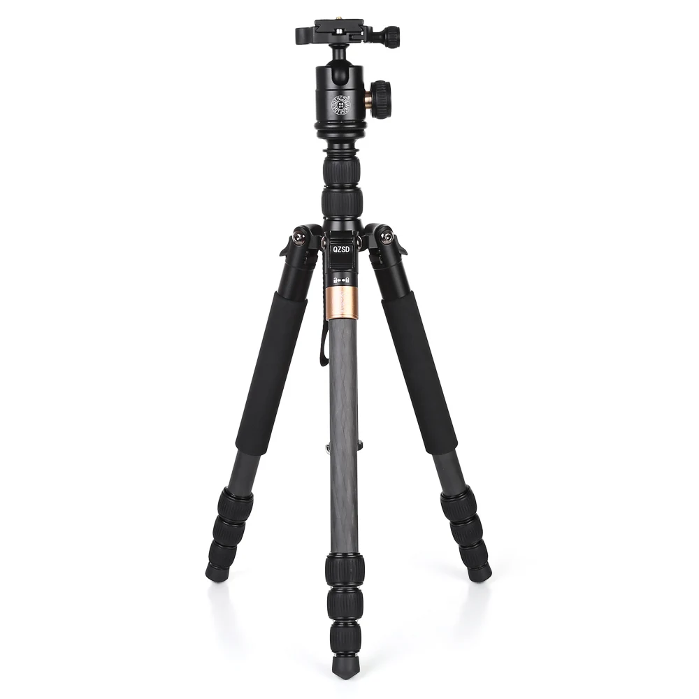 QZSD Q668SC Camera Tripod Detachable Aluminium Professional Tripod