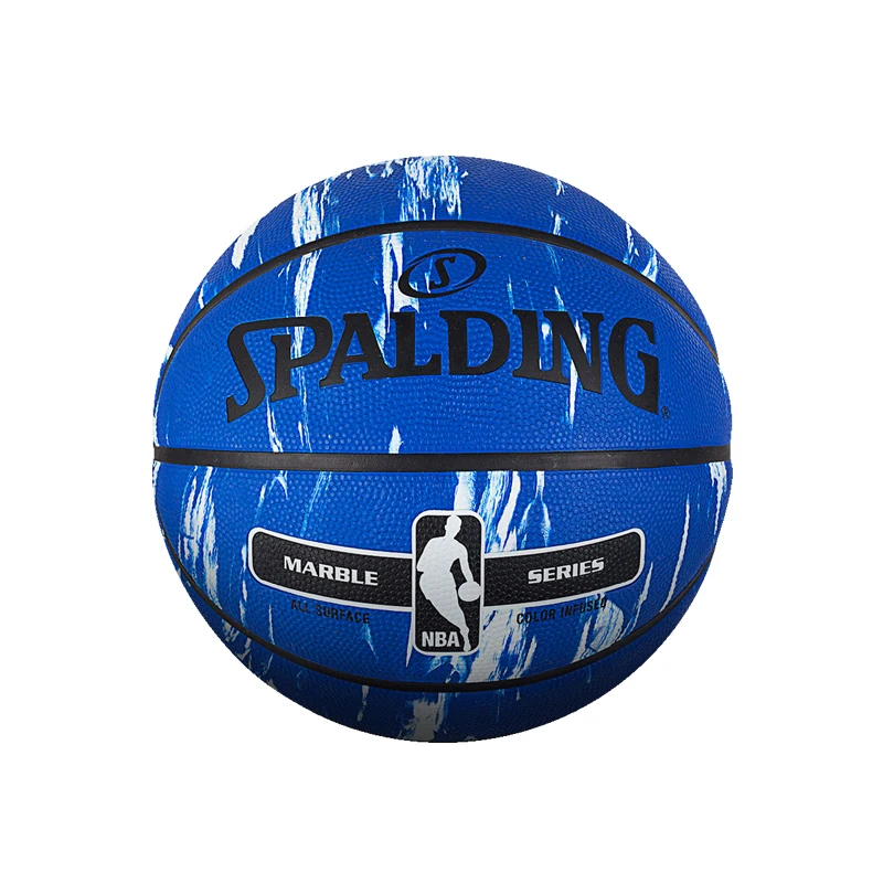 SPALDING мраморный баскетбольный мяч Официальный Размер и вес 7# резиновый материал наружный мужской матч мяч 83-633Y