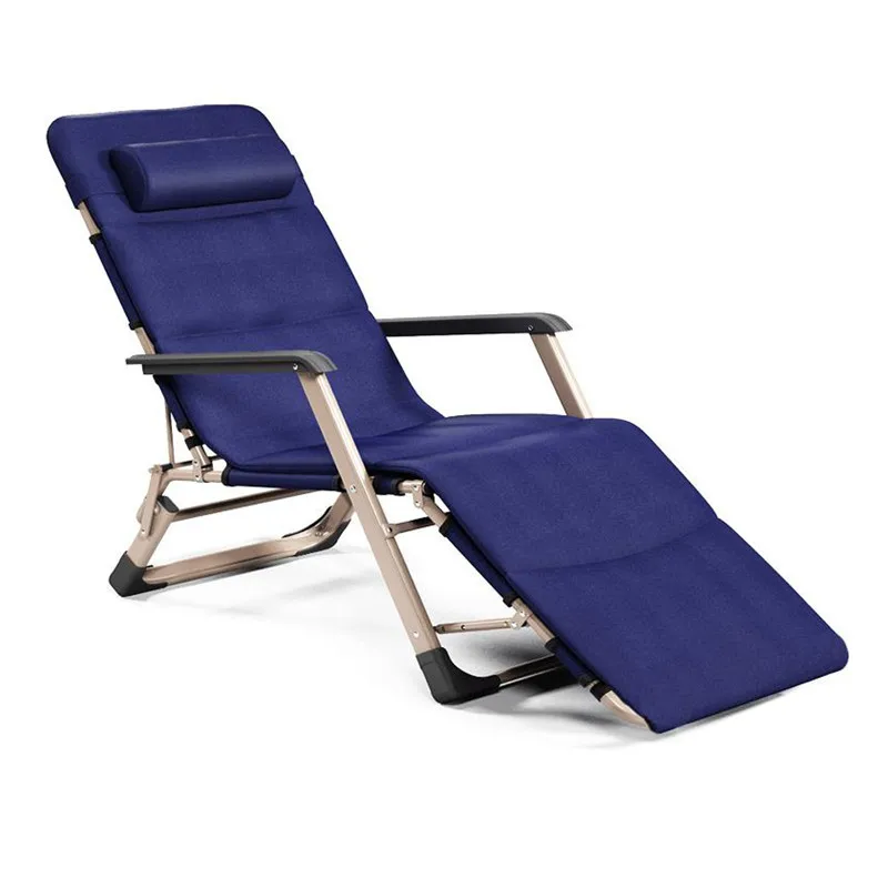 Outdoor or indoor adjustable nap recliner chair folding deck chair