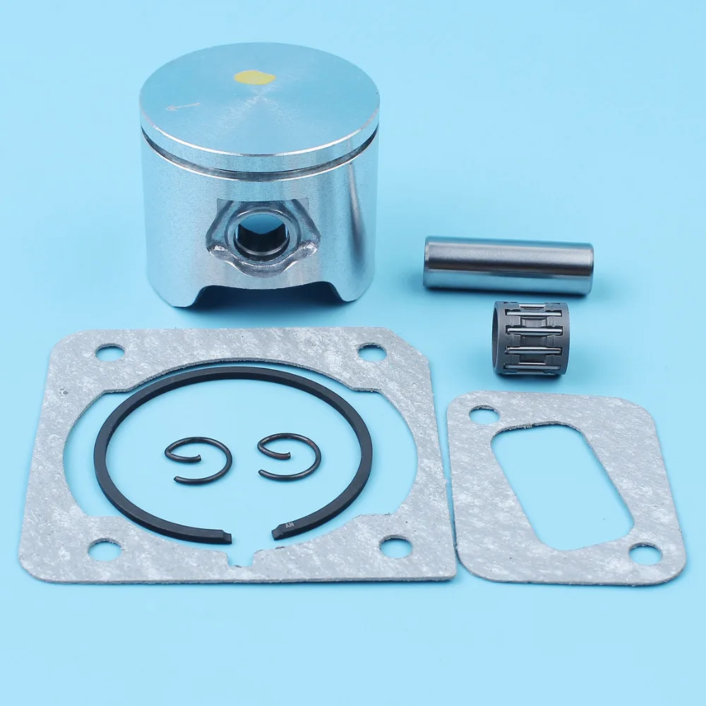 44mm Piston Ring Pin Needle Bearing Cylinder Muffler Gasket Kit For Husqvarna 350 351 340 345