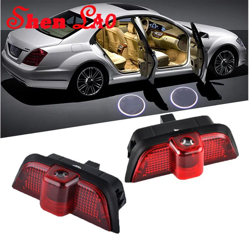 Shenlao 2 шт. двери автомобиля логотип светодиодные лампы проектора для Mercedes Benz W204 C класса C200 C300 C280 C260 добро пожаловать огни
