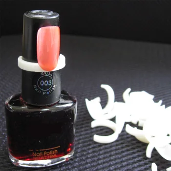 

TOP 50PCS False Nail Tips Display Plastic Ring Nail Color Chart Polish Practice Wheel Nail Tools Supplies