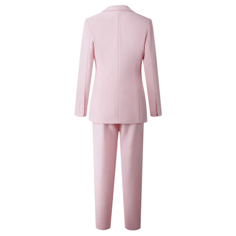 2019 New Korean Spring Autumn Pant Suits Office Lady Elegant Pink Blazer+Vest+Pants Three Piece Set Outfits For Women 2019 New Korean Spring Autumn Pant Suits Office Lady Elegant Pink Blazer+Vest+Pants Three Piece Set Outfits For Women