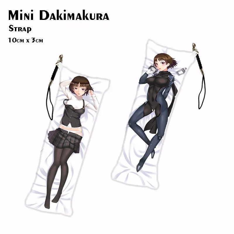 Аниме брелок Persona 5 Анна такамаки мини дакимакура сумка Подвеска Makoto Niijima футаба
