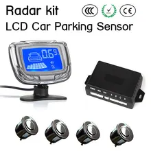 LCD Car parking sensor system Reverse Backup Radar kit Auto parkig assistance LCD Display Monitor 7 colors sensor