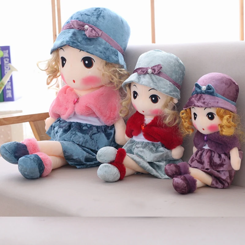 45 см Новая мода маленькая девочка Спящая кукла Kawaii принцесса мягкие куклы