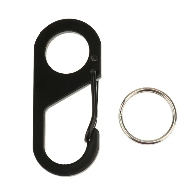 

Outdoor Mini Portable Snap Hook Hang Buckle EDC Gear Survive Stainless Steel Carabiner Buckle Key Chain Travel Kits High Quality