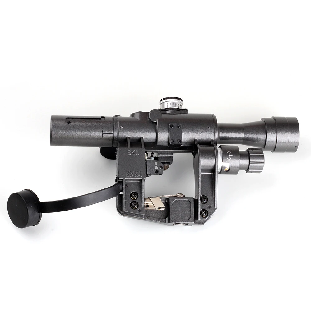 Tactical Red Illuminated 4X24 1 SVD Rifle Scope Sniper RifleScope Made