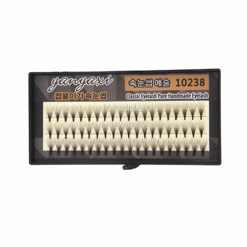 YANYAXI 20 Roots Super Thick False Eyelash Extensions Soft Material Voluming Lashes Tray Lash extension de