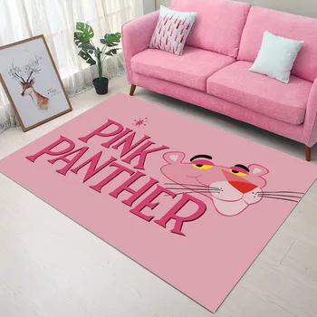 

Pink PAnther INS Rectangle New Modern Home Mat Room Area Rug Floor Carpet For Living Room Bedroom Carpets Kitchen Mat MT93