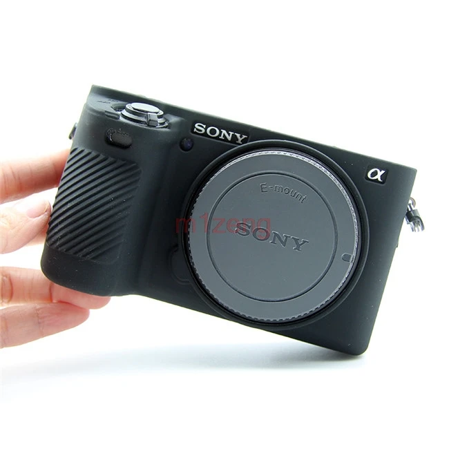 Силиконовый мягкий легкий Камера чехол сумка протектор для sony alpha a6500 линзы