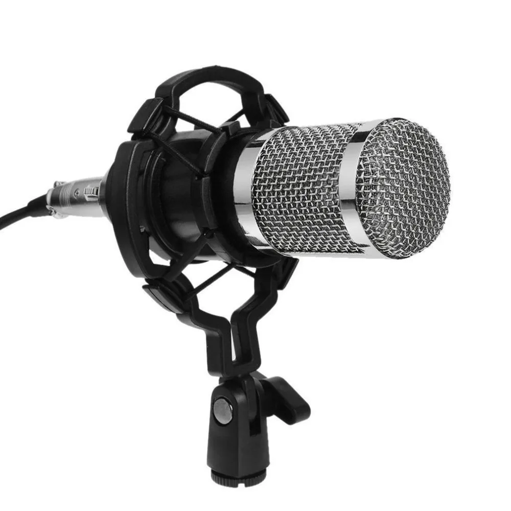 BM800 динамический Конденсаторный Микрофон Звук Студия Аудио запись микрофон с амортизатором для вещания KTV пение