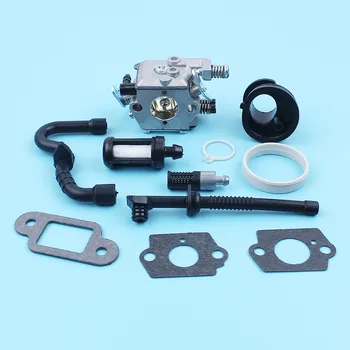 

Carburetor Fuel Oil Line Filter Intake Manifold For Stihl 017 018 MS170 MS180 Chainsaw w/ Carb Gasket & Muffler Exhaust Gasket