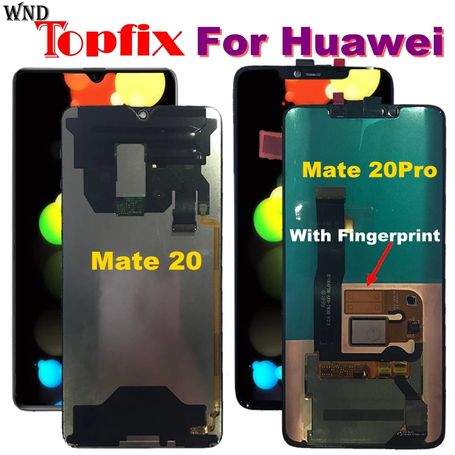 

Huawei Mate 20 Pro LCD Display Touch Screen Digitizer Assembly Repair Huawei Mate 20 LCD Huawei Mate20Pro LCD Screen