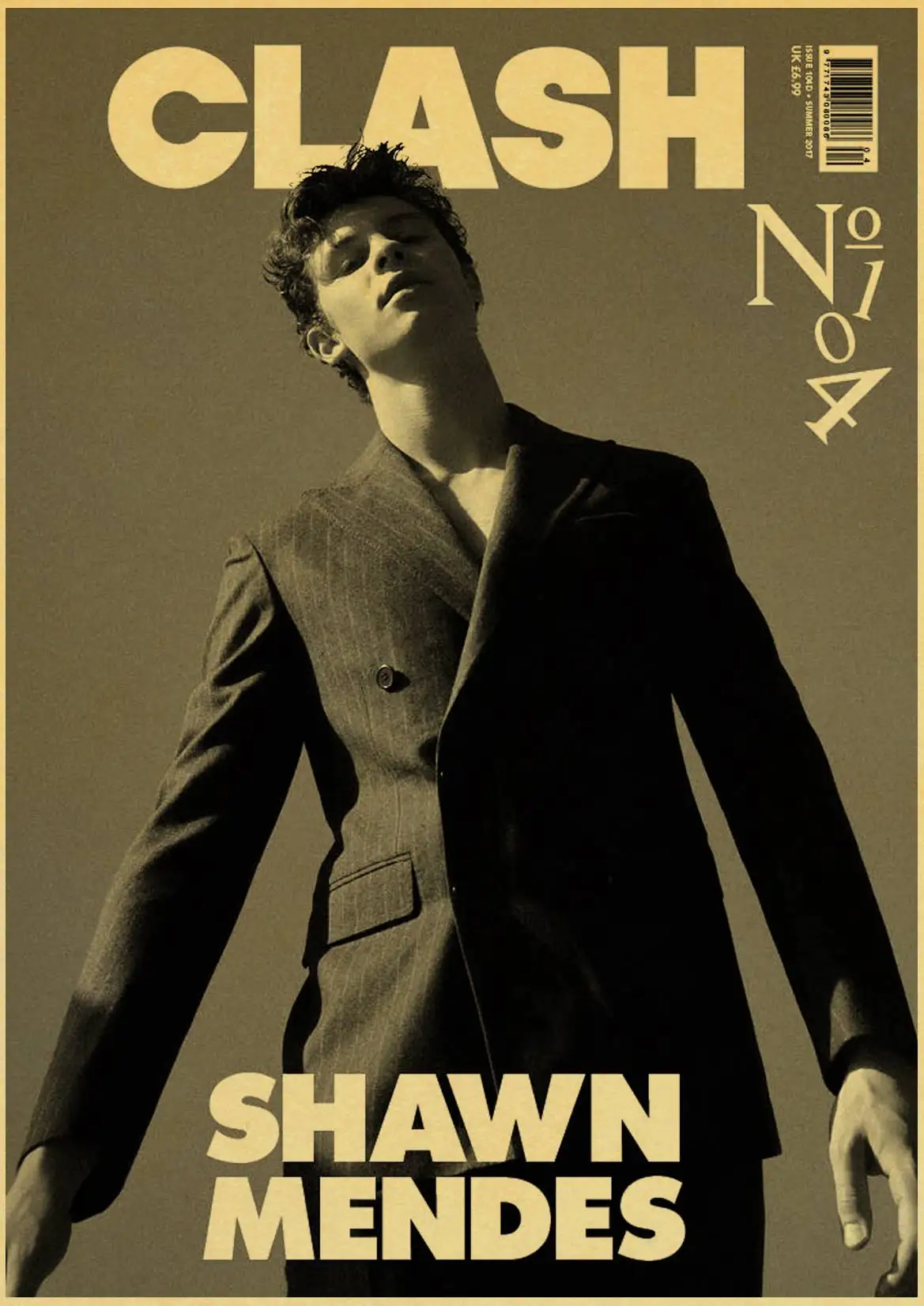 Винтажные постеры Singer Shawn Mendes для дома/бара/гостиной Декор крафт бумага