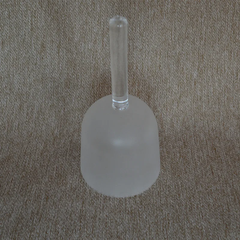 

HF 5th Octave Pure Heart Frost Crystal Singing Bowl With Handle C/D/E/F/G/A/B 7 Pieces Set For Yoga With Bag