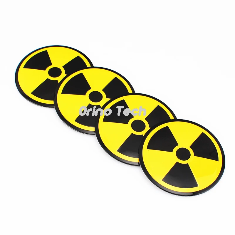Nuclear Weapon Car Wheel Center Sticker-1
