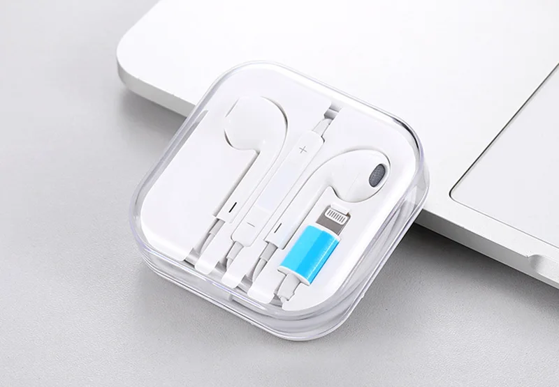 Smart line controlled Bass Denoise HD Call earphones Bluetooth auxiliary connection for iphone 7 8 X XS XS MAX XR and ios series