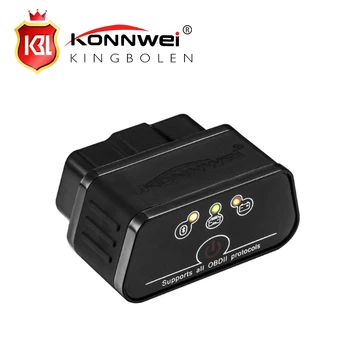 

KONNWEI KW903 Bluetooth OBD-II OBD2 Auto Fault Detector Diagnostic Tool Mini ELM327 Bluetooth Auto Code Reader
