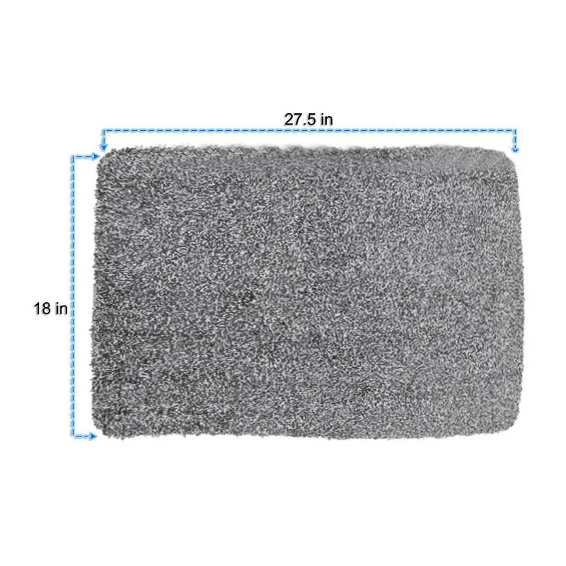 Волшебный супер абсорбирующий коврик для чистки Быстросохнущий нескользящий, дверной коврик 46x70 см SKD88