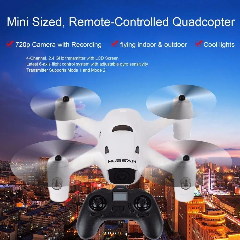 

Hubsan H107C+ X4 Cam Plus 6-axis Gyro 4CH RC Quadcopter Drone Helicopter with HD Camera Headless Mode LED Lights Altitude Hold