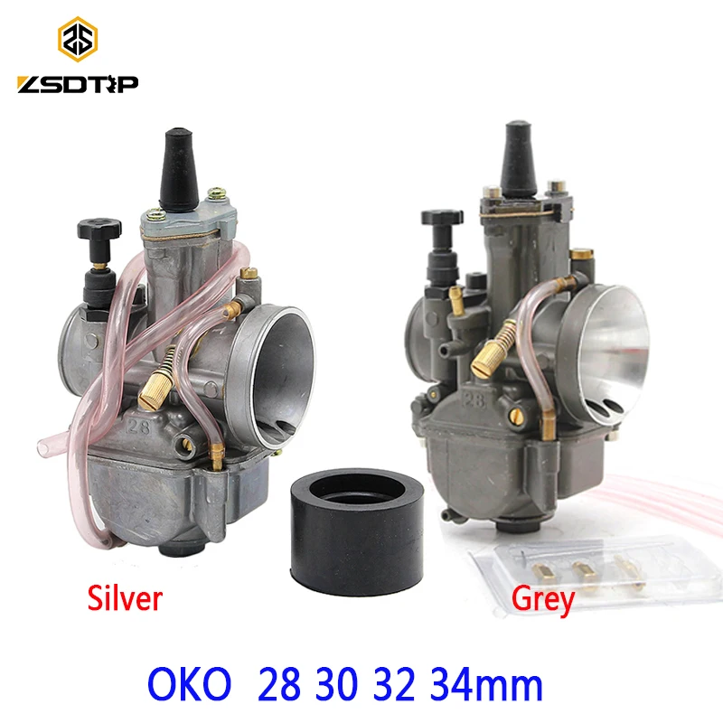 ZSDTRP 2T 4T 28 30 32 34mm Carburetor Replacement OKO PWK Carb with