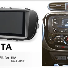 Android 9,0 Радио 8 ядерный Автомобильный мультимедийный gps навигатор для KIA Soul 2013 автомобильные аксессуары aux bluetooth DVD видео плеер рамка