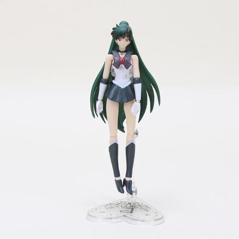 

16cm Anime Pretty Guardian SHF Sailor Pluto Meiou Setsuna Sailor Moon SHFiguarts PVC Action Figure Model Toys Doll