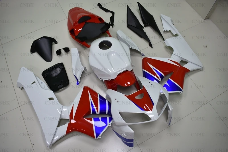 

for Honda CBR600RR 2005 - 2006 Abs Fairing CBR 600 RR 2005 White red green Fairing Kits CBR 600 RR 05 Body Kits Unpainted