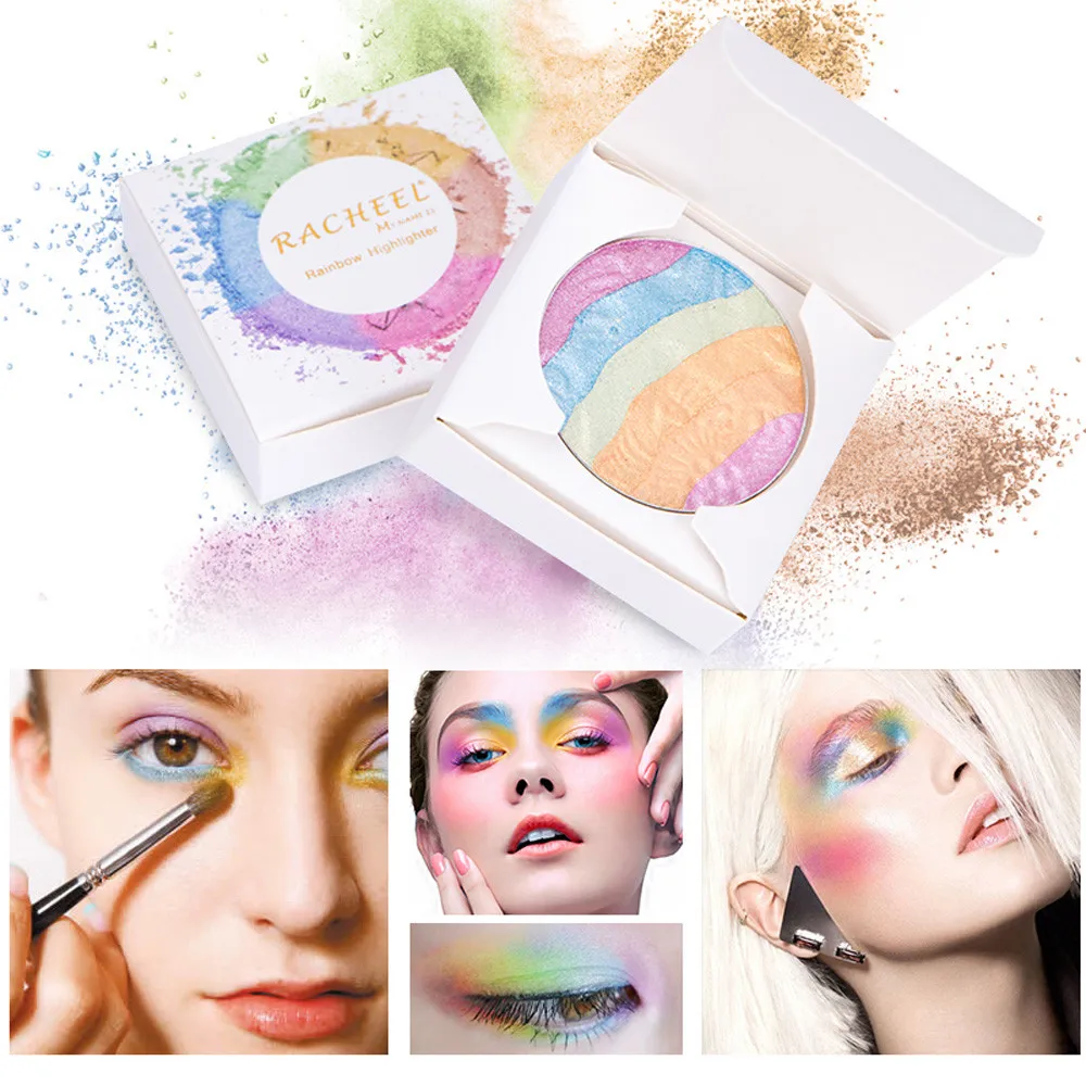 

Natural Professional Eye Shadow Powder Rainbow Shimmer Glitter Shining Makeup Beauty Shadow