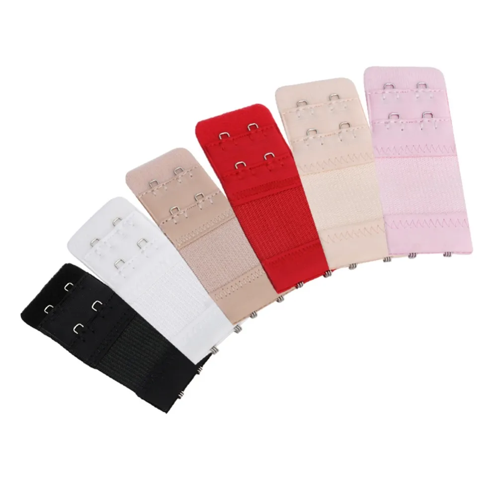 5Pcs Bra Extender 2 Hook Ladies Soft Bra Extension Strap Underwear